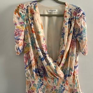 Amanda Uprichard Nala Colorful Mini Dress